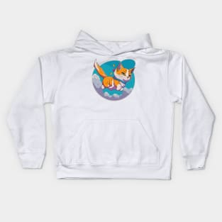 Air Elemental Cat Kids Hoodie